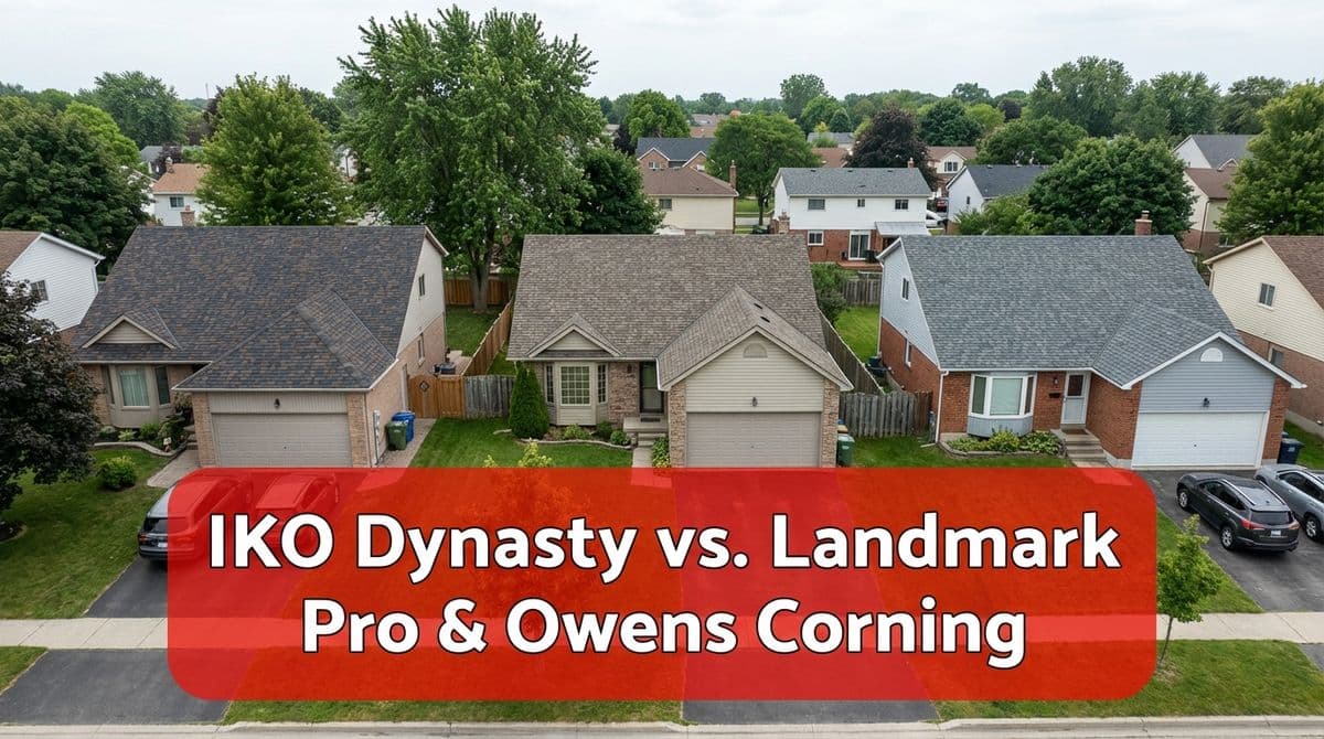 Blog post IKO Dynasty vs. Landmark Pro & Owens Corning Shingles image